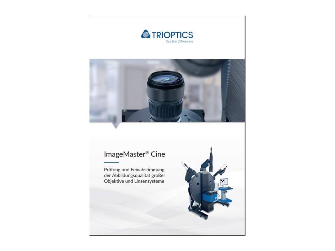 ImageMaster® Cine product brochure DE