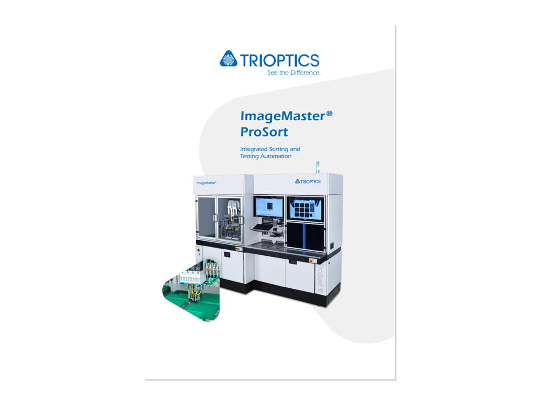 ImageMaster® ProSort product brochure