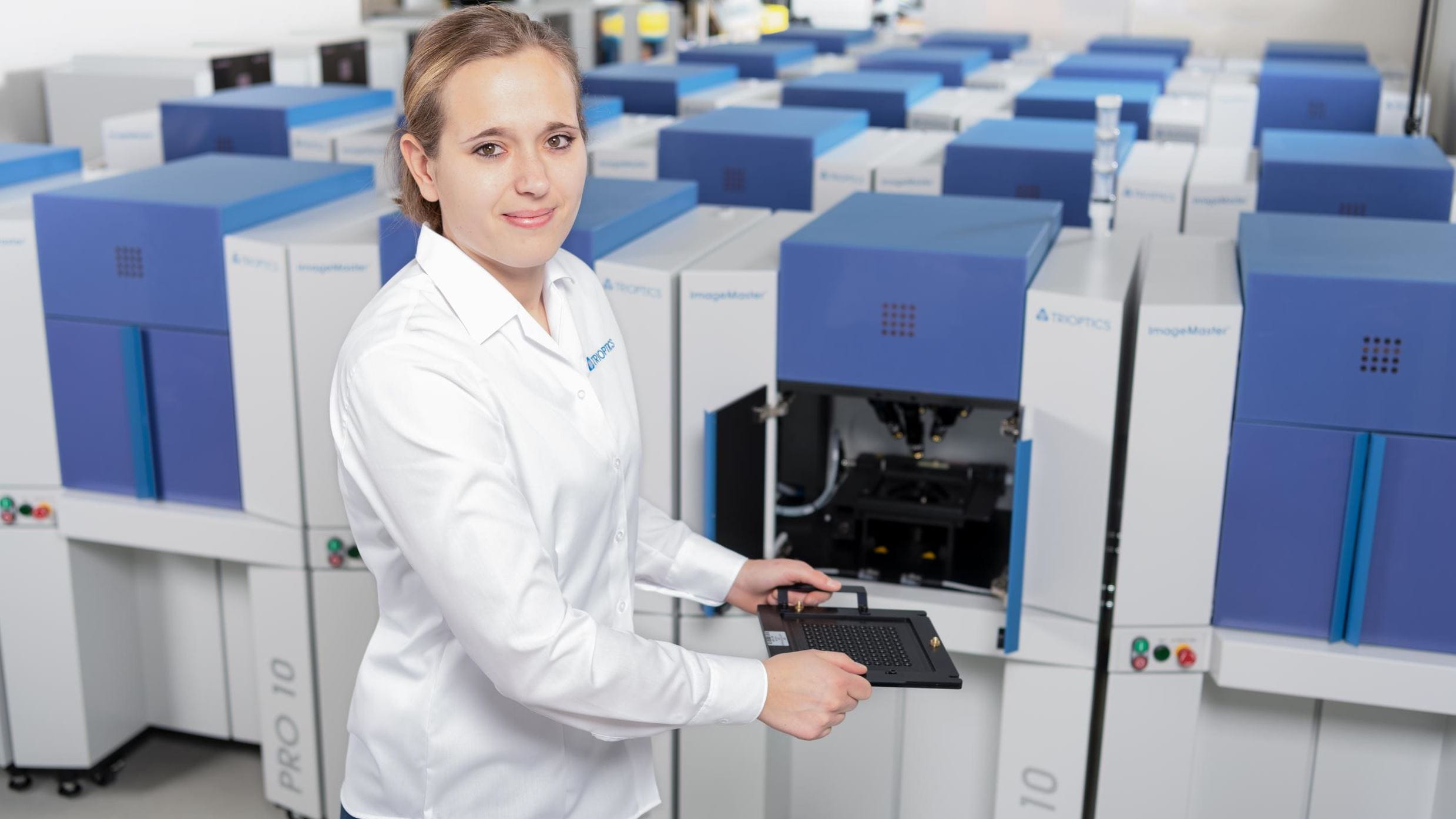 Woman in front of ImageMaster® PRO