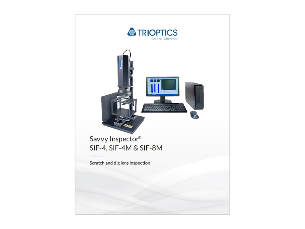 Savvy Inspector® SIF-4, Savvy Inspector® SIF-4M & Savvy Inspector® SIF-8 Brochure