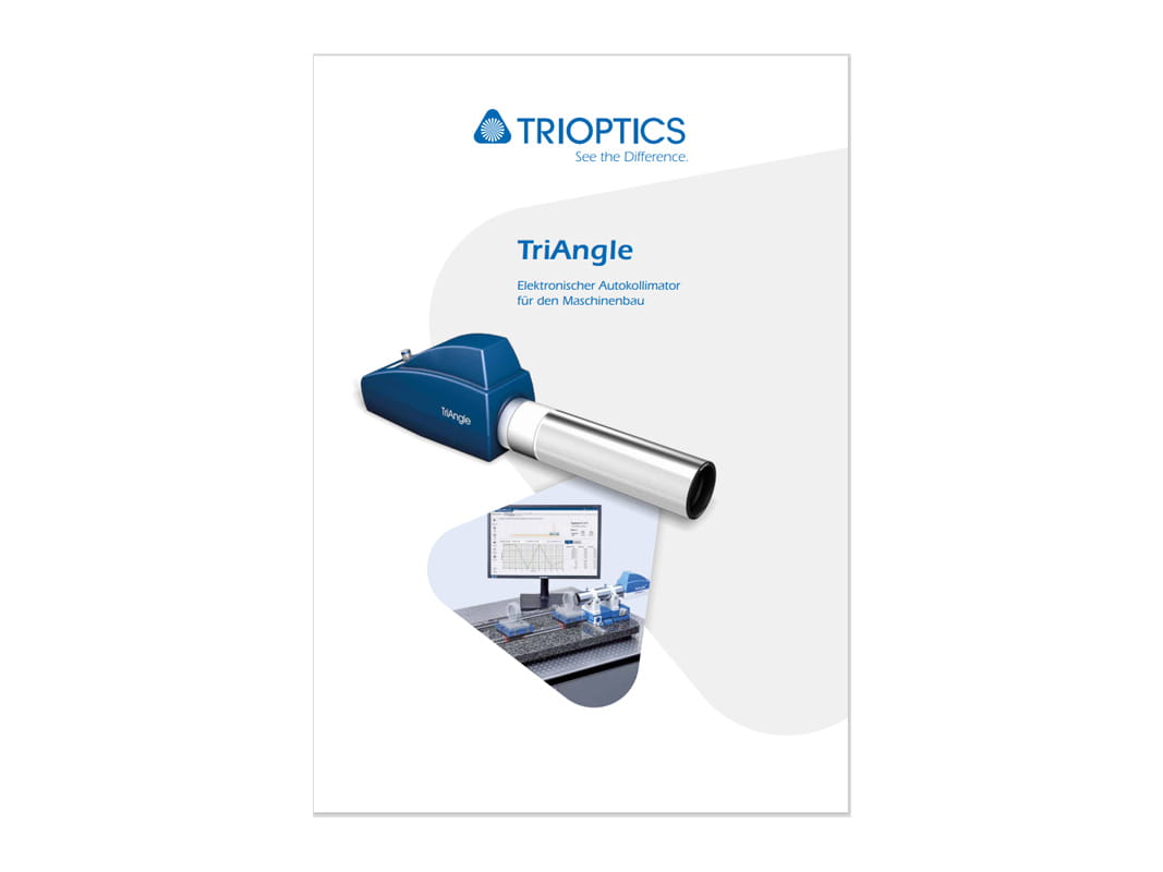 TriAngle Product Brochue - Electronic Autocollimator for the Mechanical Engineering Industry
