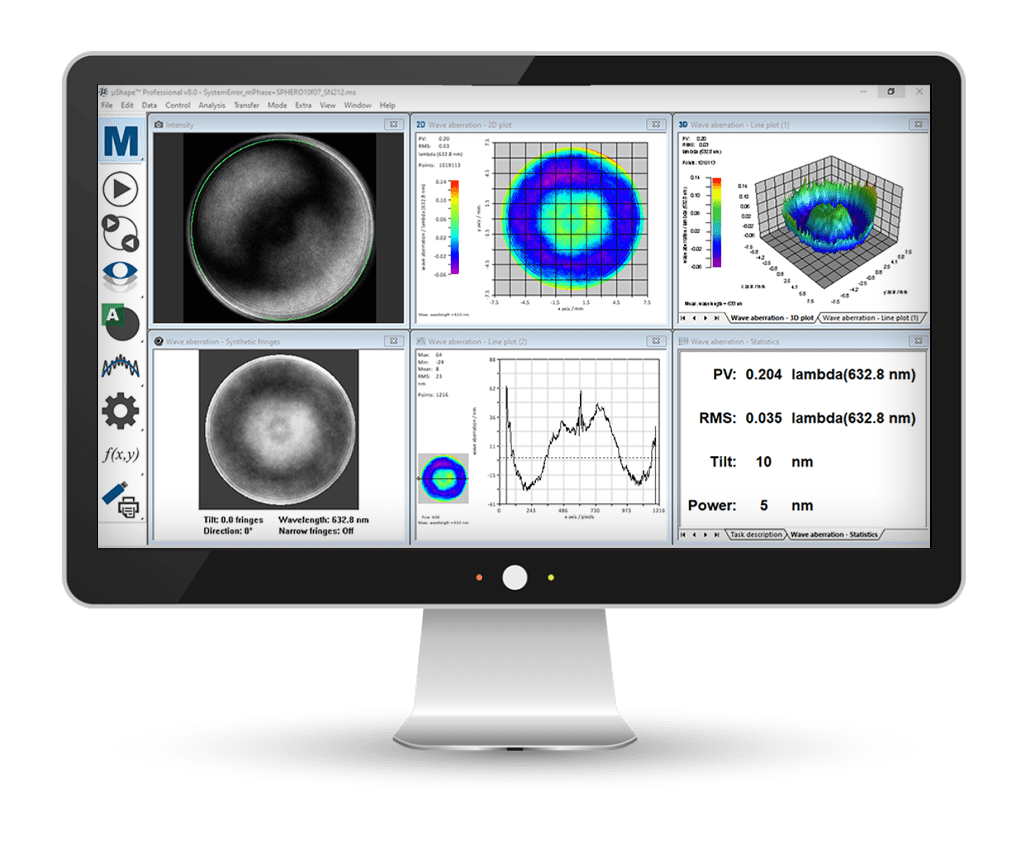  µShape Interferometer Software